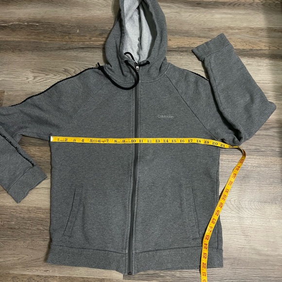 Calvin Klein Gray Hoodie Jacket - Picture 6 of 6